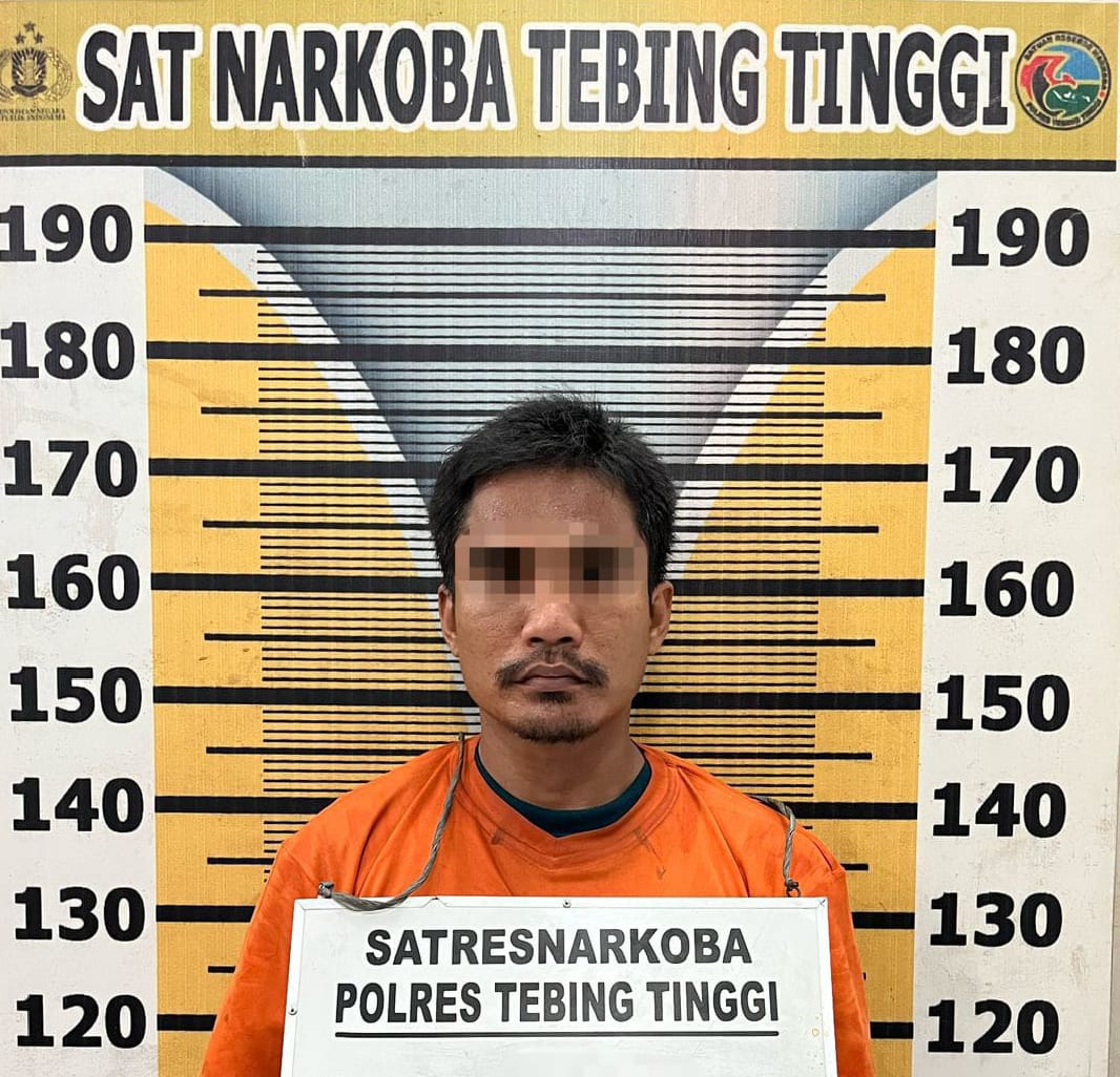 Polres Tebing Tinggi Tangkap Pengedar dan 3 Paket Sabu
