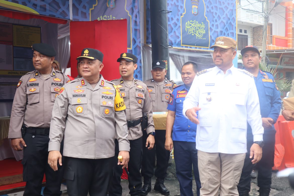 Ops Ketupat Toba 2025 Forkopimda Kabupaten Batu Bara Cek dan Beri Bingkisan Pos Pam dan Pos Yan