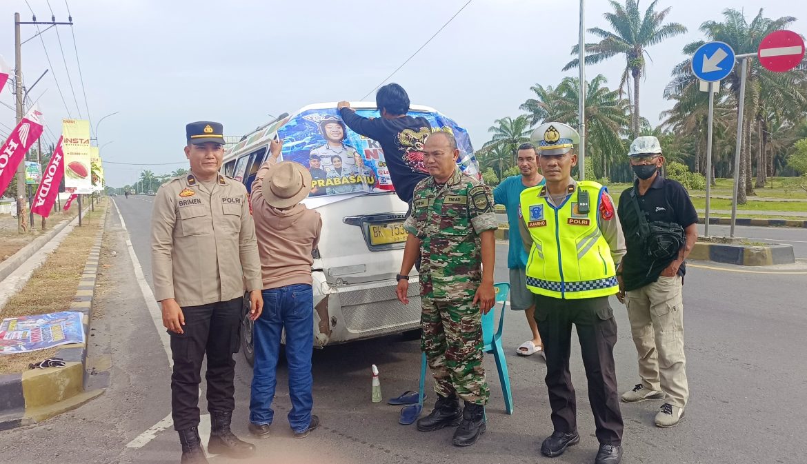 Mudik Aman Keluarga Nyaman, Sinergi TNI-Polri dan Ormas Pemuda Gaungkan Keselamatan di Jalan Raya