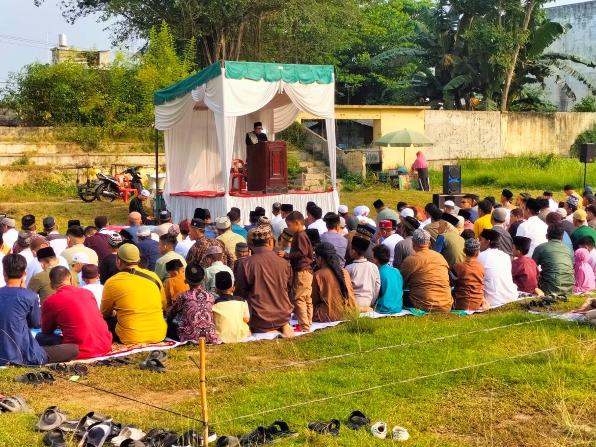 Polres Tebing Tinggi Pengamanan Sholat Idul Fitri Majelis Ta’lim Ar-Rahman