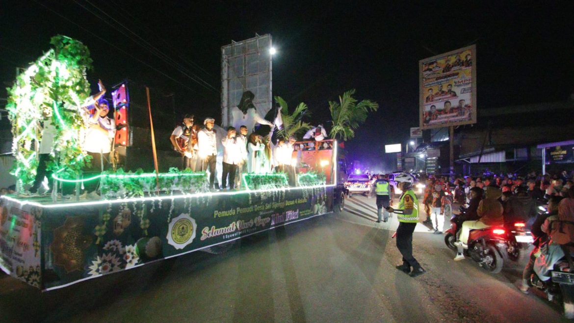 Polres Sergai Pengamanan Malam Takbiran Idul Fitri 1446 H