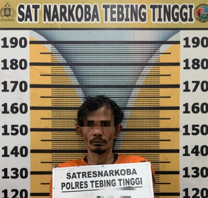 Miliki 27 Paket Sabu, Pengedar Sabu Ditangkap Sat Resnarkoba Polres Tebing Tinggi