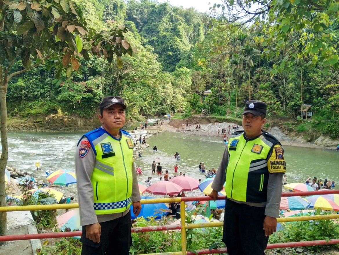 Pos Pam Bartong Polres Tebing Tinggi Pastikan Keamanan Wisatawan dalam Ops Ketupat Toba 2025