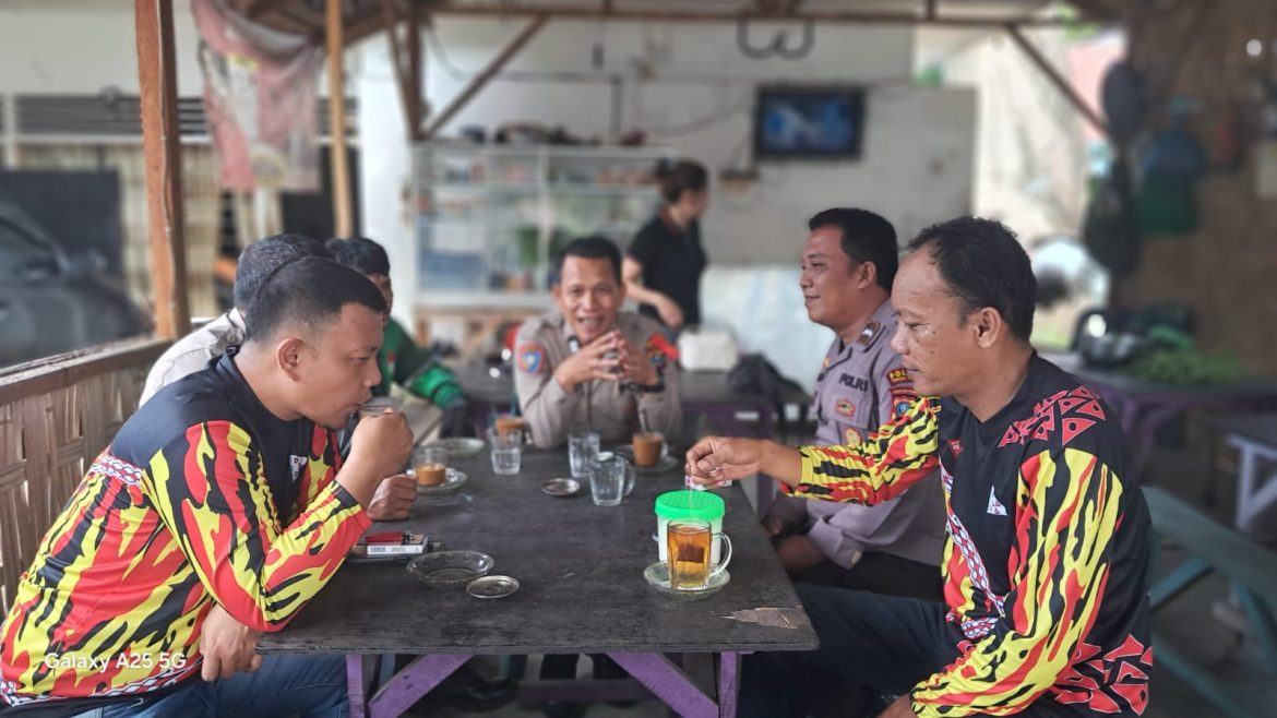 Sat Binmas Polsek Tebing Tinggi Ajak Pemuda Merga Silima Jaga Kamtibmas Bersama
