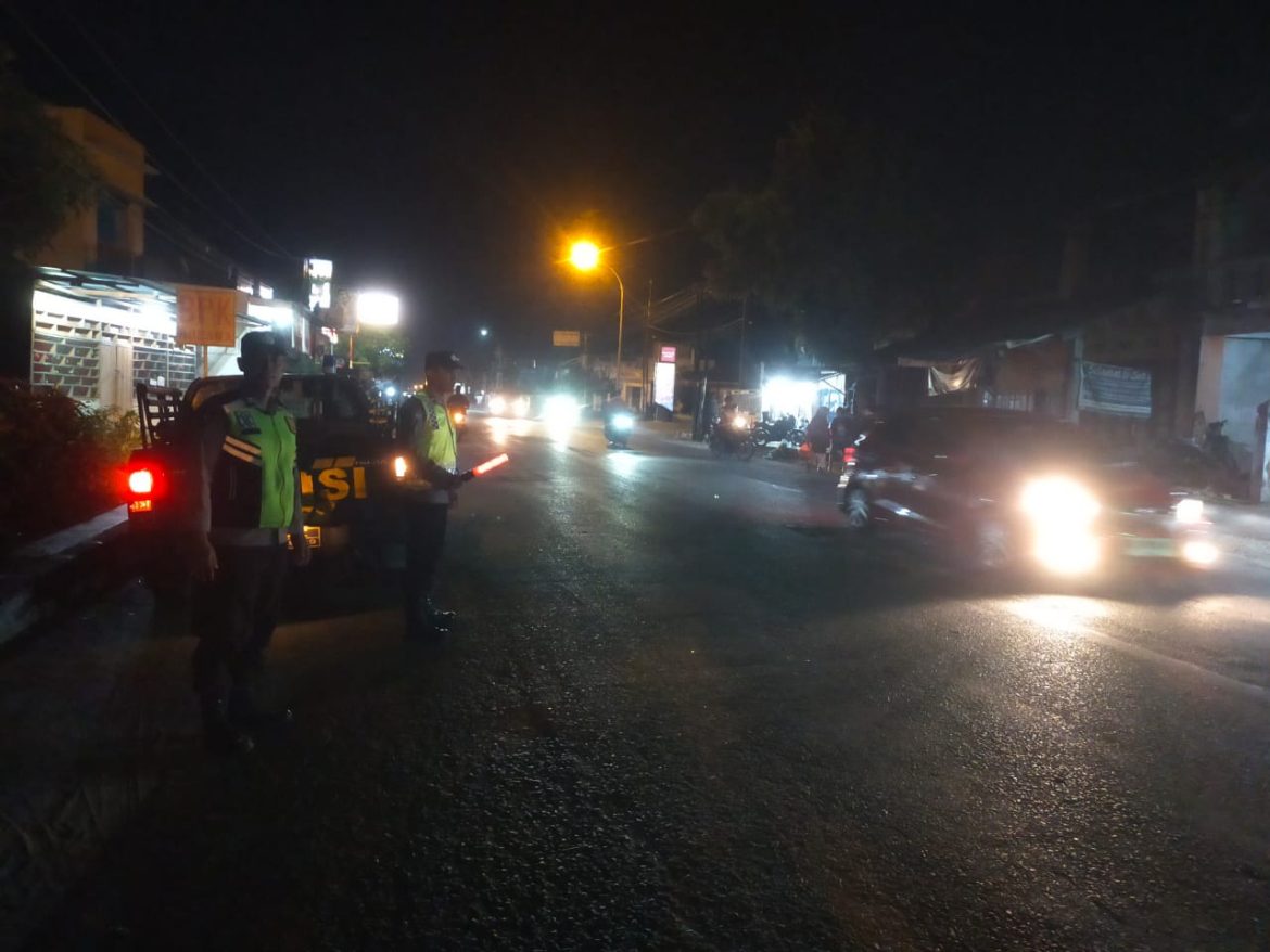 Antisipasi Tindak Pidana dan Premanisme, Polsek Padang Hulu Patroli Blue Light