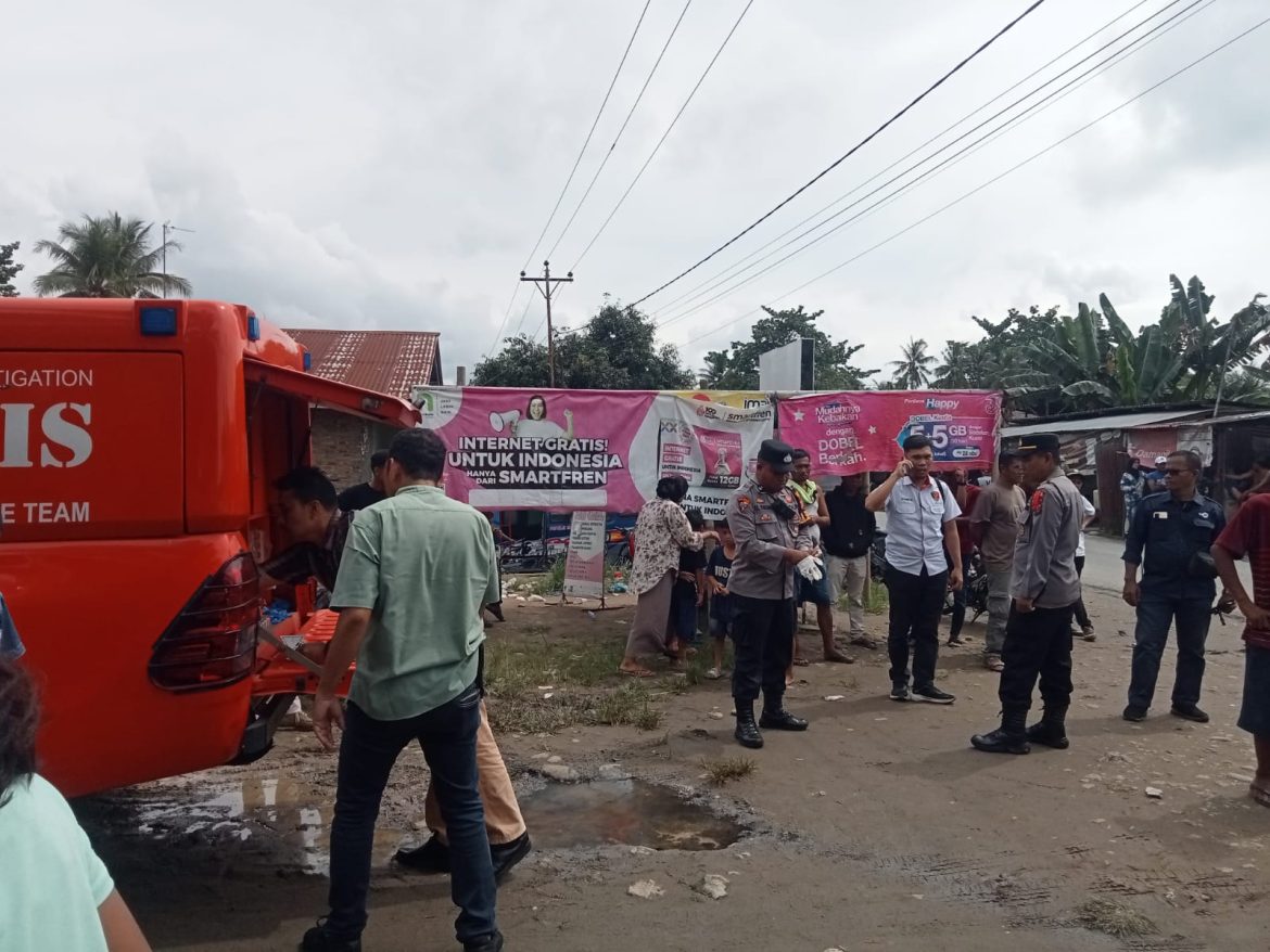 Polres Tebing Tinggi Selidiki Kebakaran Akibat Percikan Api Mancis