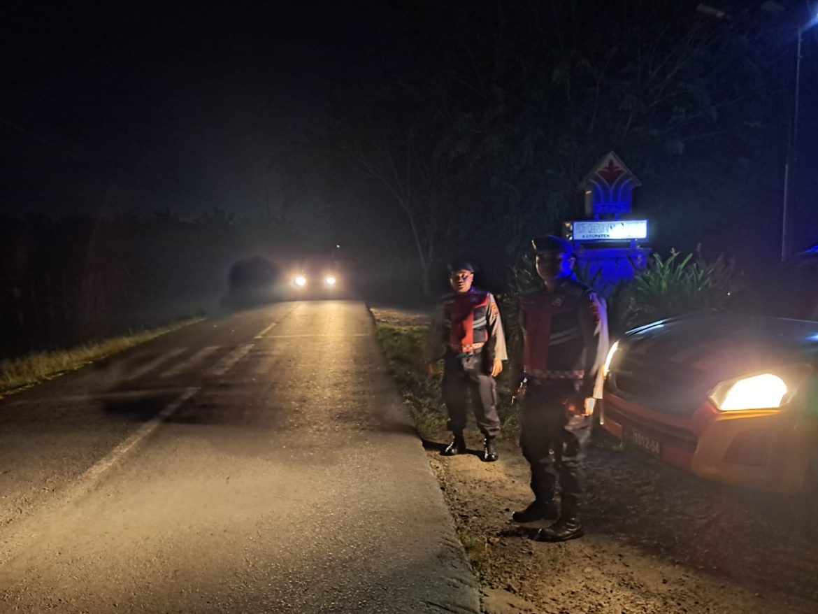 Sat Samapta Polres Batu Bara Patroli Mobile Jaga Kamtibmas