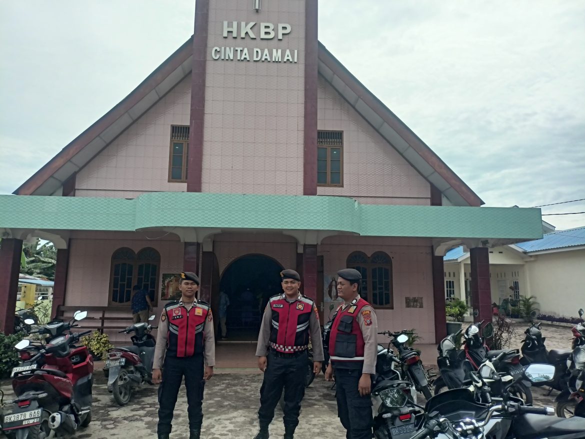 Polres Batu Bara Gelar Patroli dan Pengamanan Gereja, Jaga Kamtibmas