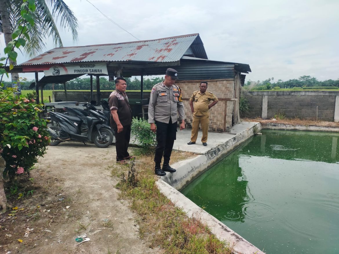 Polsek Indrapura Ajak Masyarakat Dukung Program Ketahanan Pangan