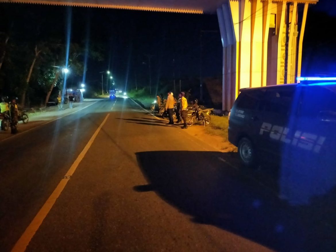 Patroli Blue Light Polsek Tebing Tinggi Libatkan TNI dan Kecamatan Amankan Wilayah Rawan