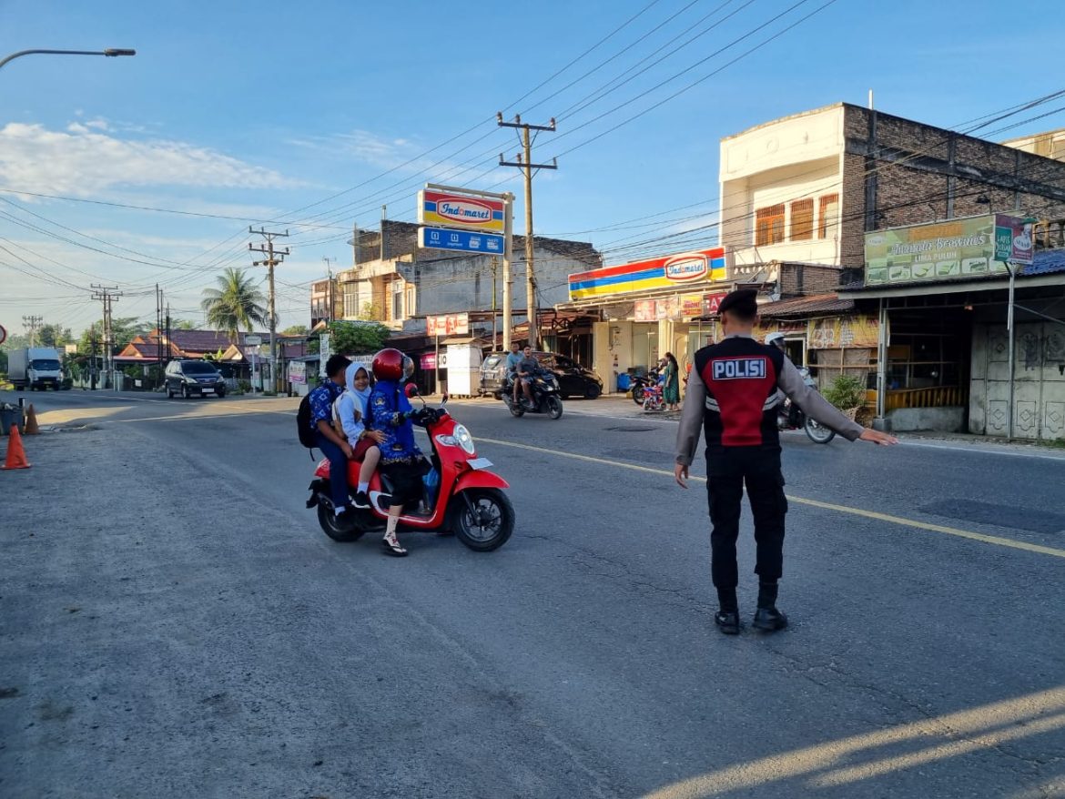 Sat Samapta Polres Batu Bara Strong Point Pagi Dibeberapa Lokasi