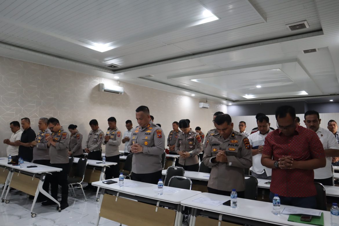 Binrohtal Perkuat Keimanan Personil Polres Batu Bara Menjalankan Tugas