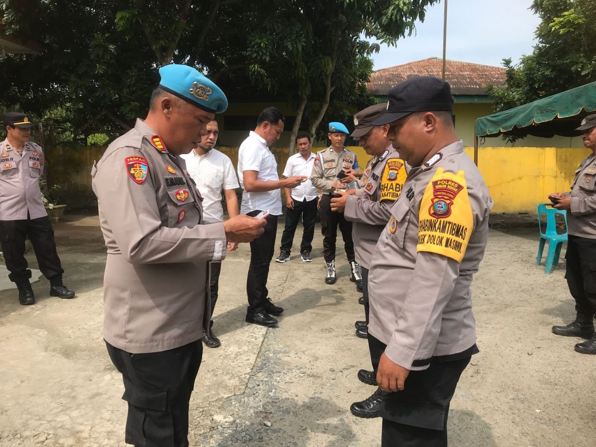 Polres Sergai Gaktibplin di Polsek Jajaran, Tingkatkan Disiplin dan Profesionalisme Personel