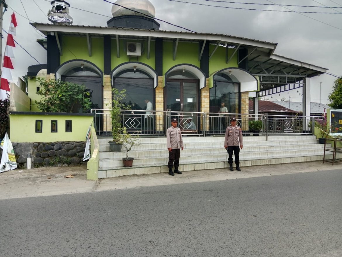 Berikan Rasa Nyaman Beribadah, Polsek Padang Hilir Patroli Pengamanan Sholat Jumat
