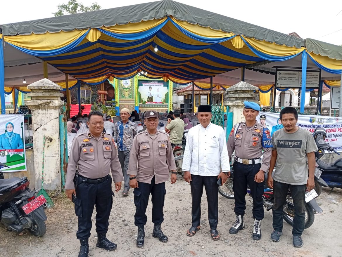 Polsek Labuhan Ruku Pengamanan MTQ Ke-XVIII Tingkat Kabupaten Batu Bara