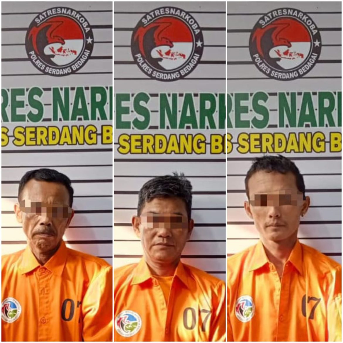 Kasat Narkoba Polres Sergai Pimpin GSN, Tiga Tersangka Diamankan