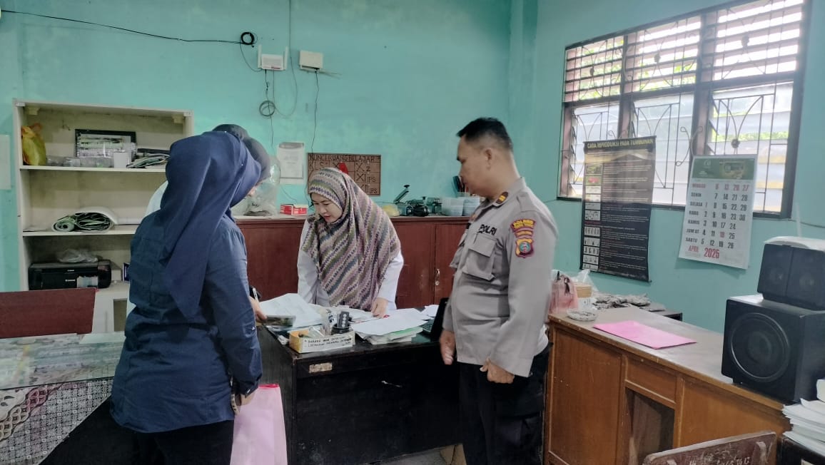 Polres Tebing Tinggi Dampingi Petugas SPPG Lakukan Pendataan Penerima Program MBG