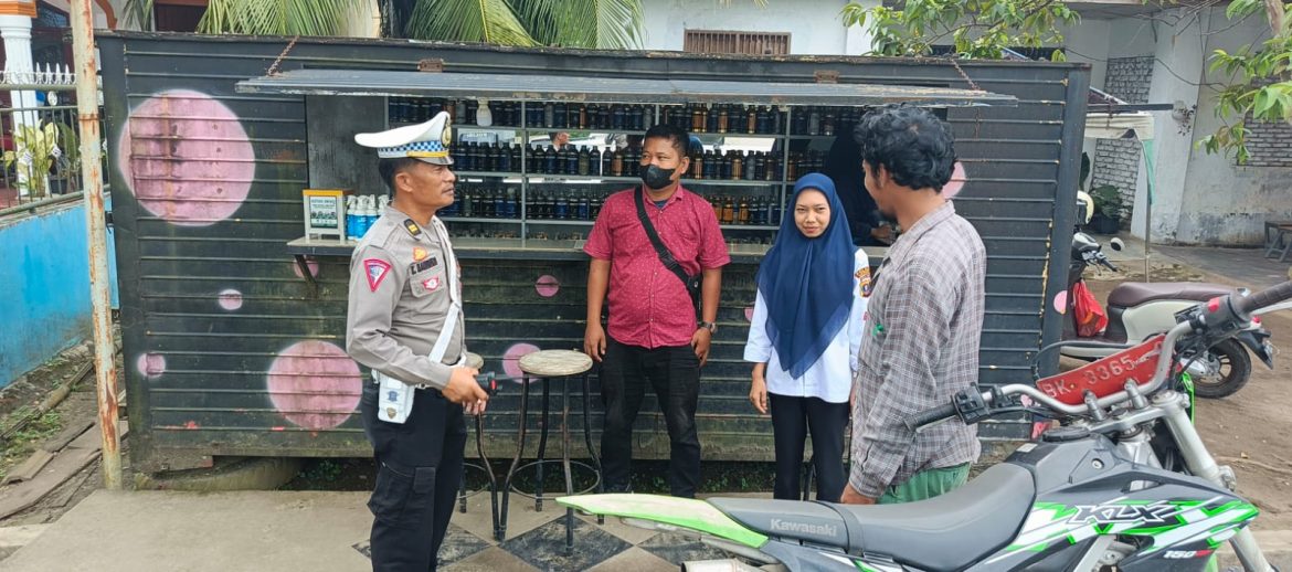 Jaga Kamseltibcar Lantas Sat Lantas Polres Batu Bara Sosialisasi Tertib Berlalulintas