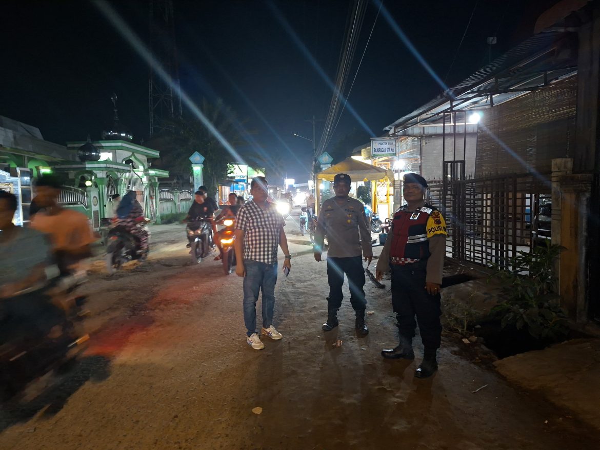Polsek Medang Deras Patroli Mobile Disejumlah Lokasi