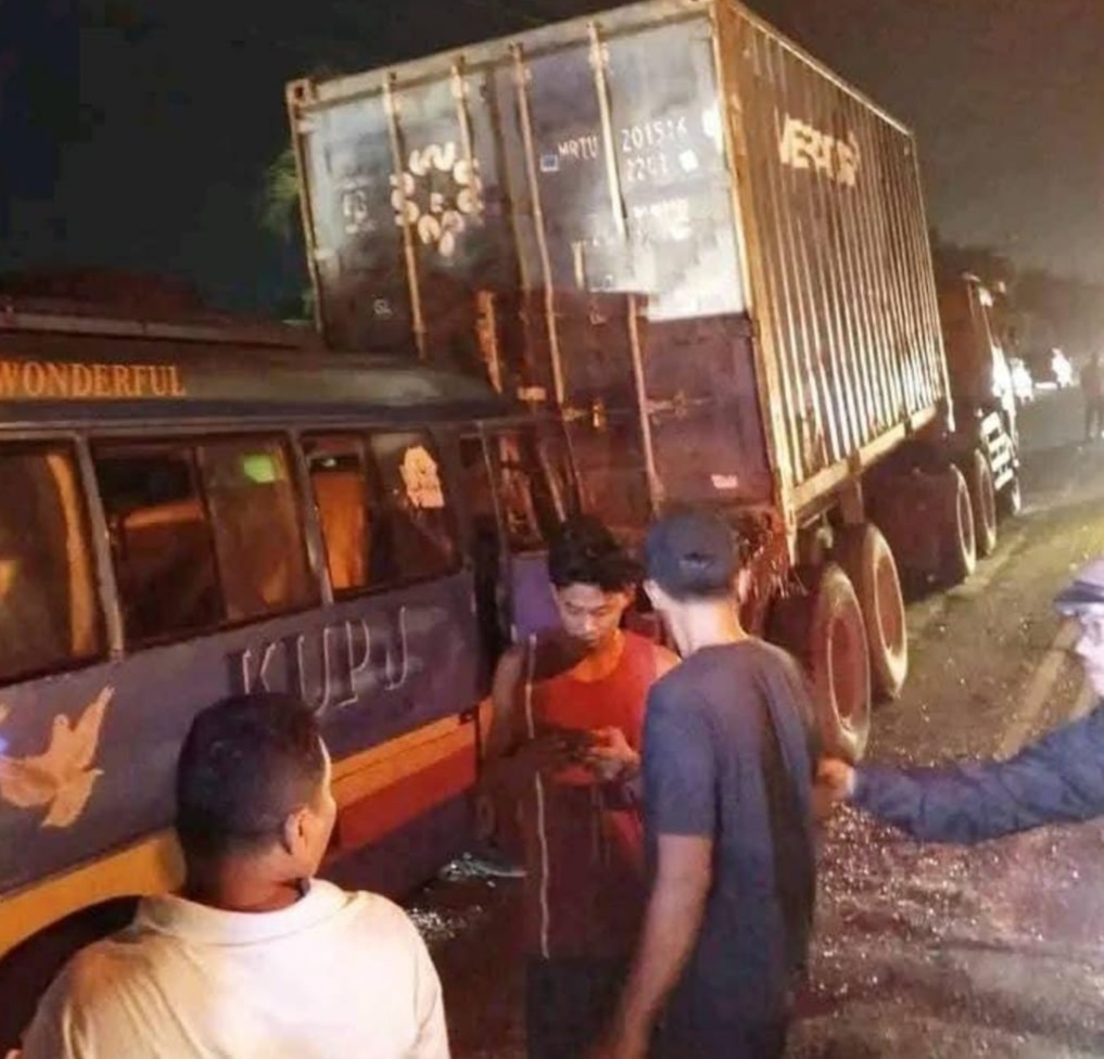 Sat Lantas Polres Sergai Cek Lokasi Lakalantas di Km.34-35 Medan – Tebingtinggi