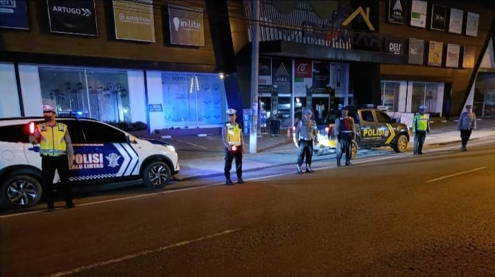 Jaga Situasi Kamtibmas, Polres Tebing Tinggi Patroli Blue Light di Daerah Rawan