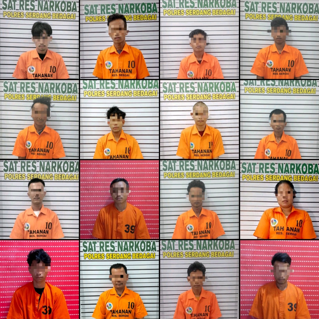 Sat Narkoba Polres Sergai Ungkap 10 Kasus Dalam Dua Pekan