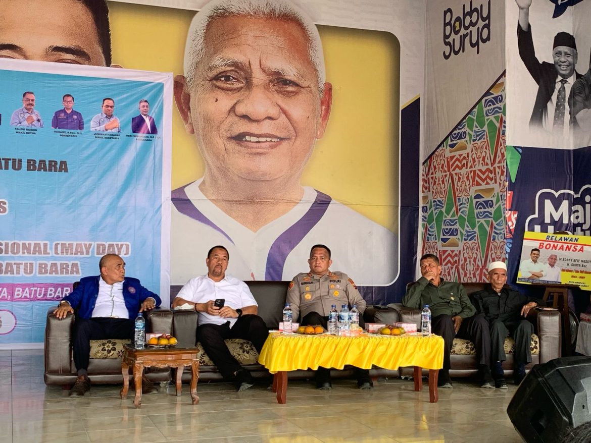 Kapolres Batu Bara Hadiri Peringatan May Day DPC K.SPSI