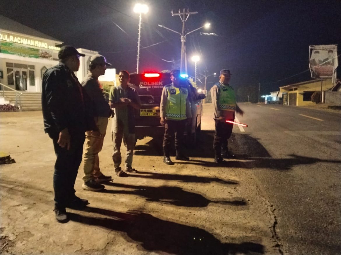 Polsek Tebing Tinggi Tingkatkan Patroli Antisipasi Geng Motor dan Balap Liar