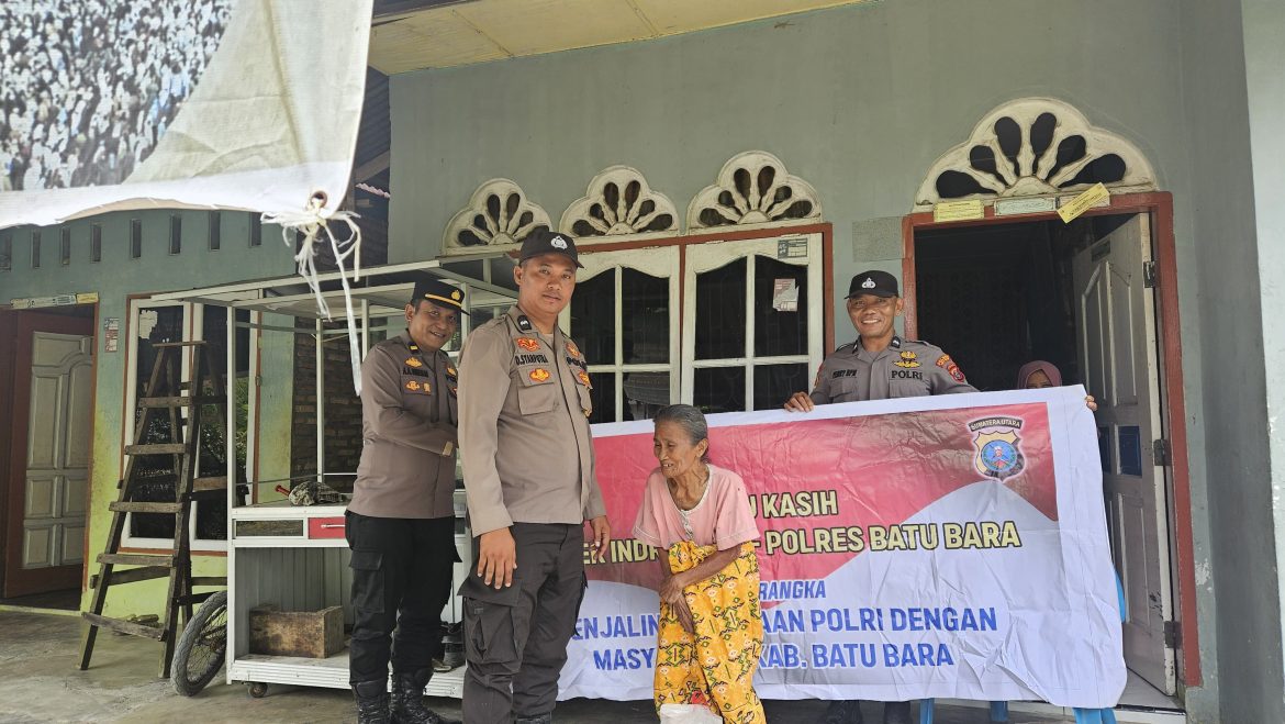 Minggu Kasih Polsek Indrapura Berbagi Tali Asih