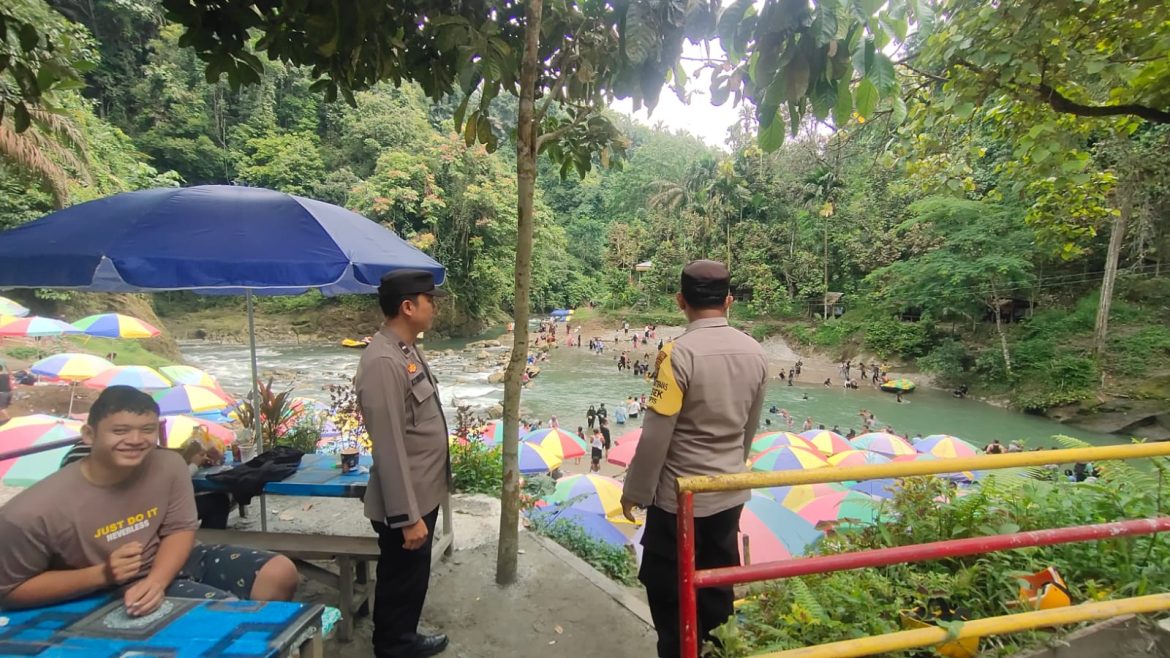 Polsek Sipispis Pantau Debit Air dan Keamanan Wisata Bartong