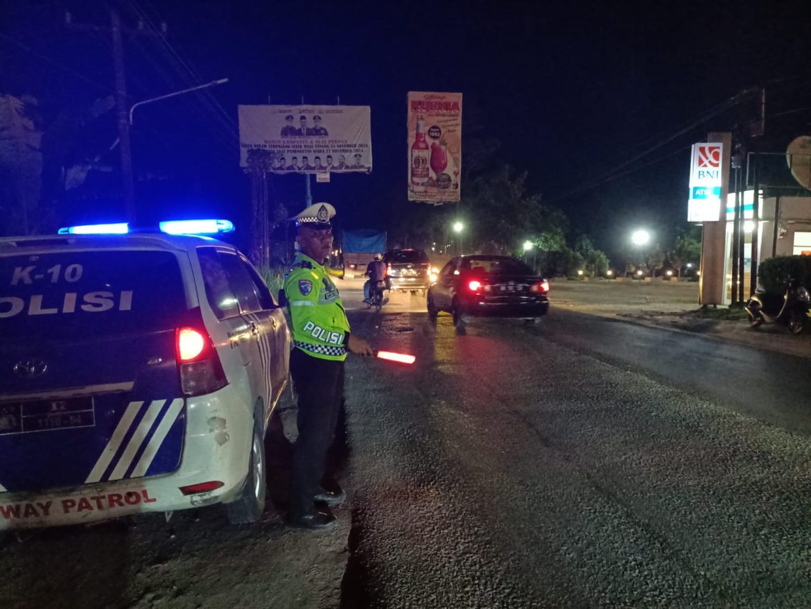 Sat Lantas Polres Batu Bara Patroli Antisipasi Kemacetan