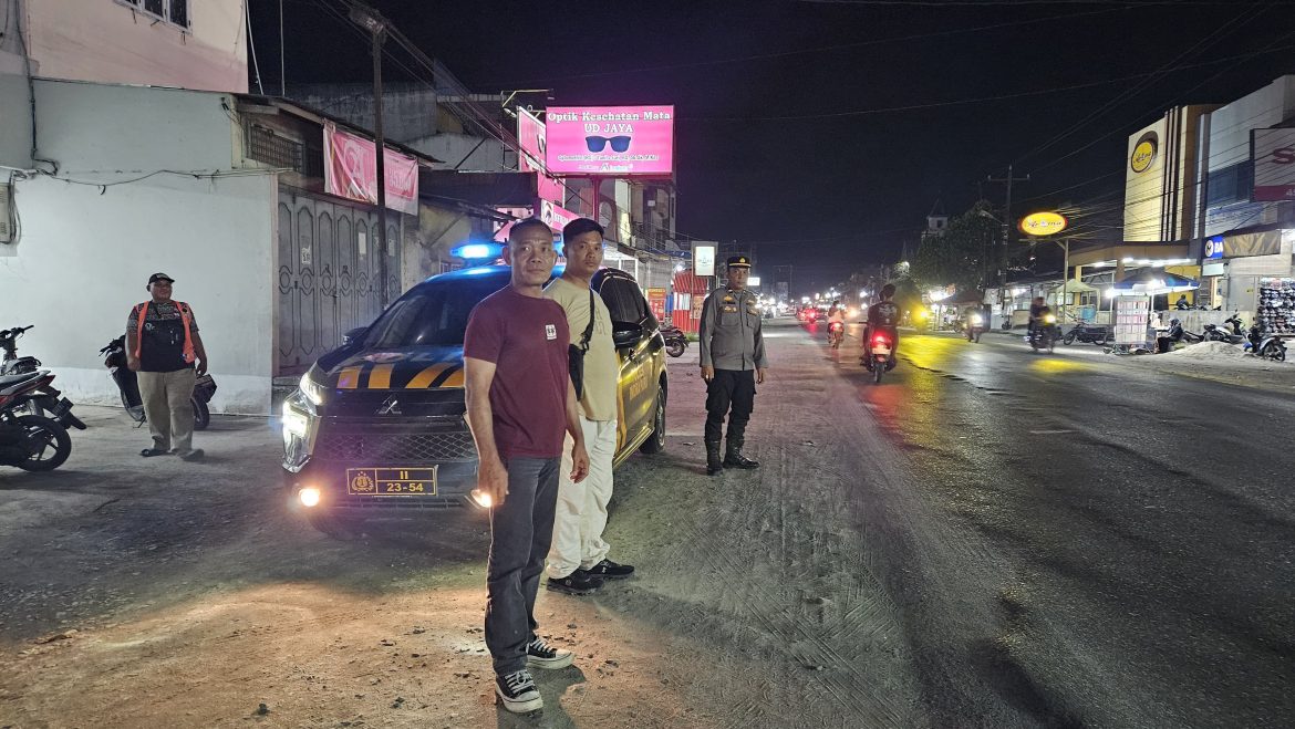 Polsek Indrapura Patroli Mobile Disejumlah Lokasi