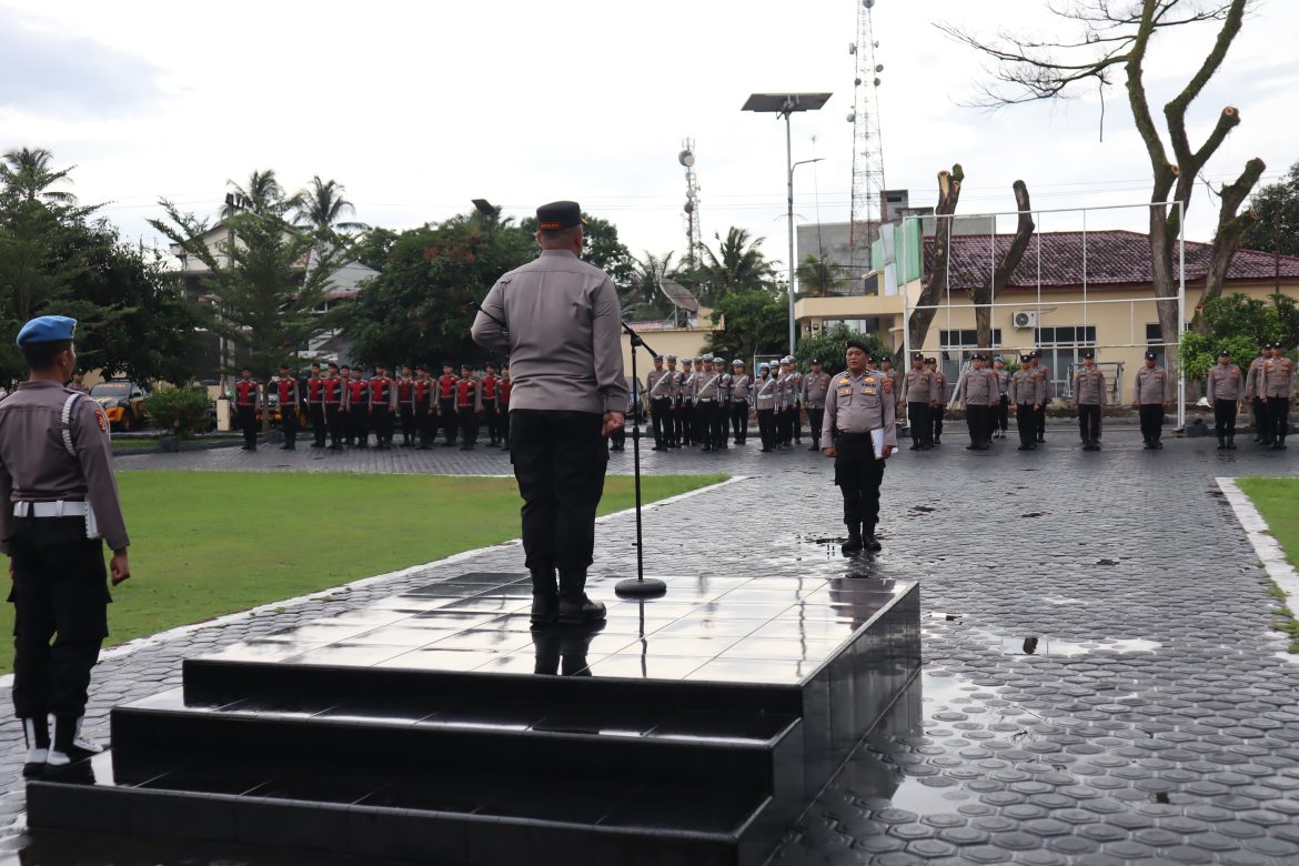 Kapolres Batu Bara Pimpin Apel Pagi
