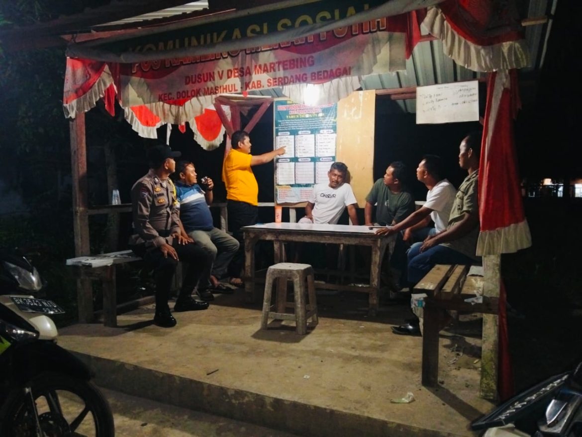Polres Sergai dan Masyarakat Bersinergi jaga Kamtibmas