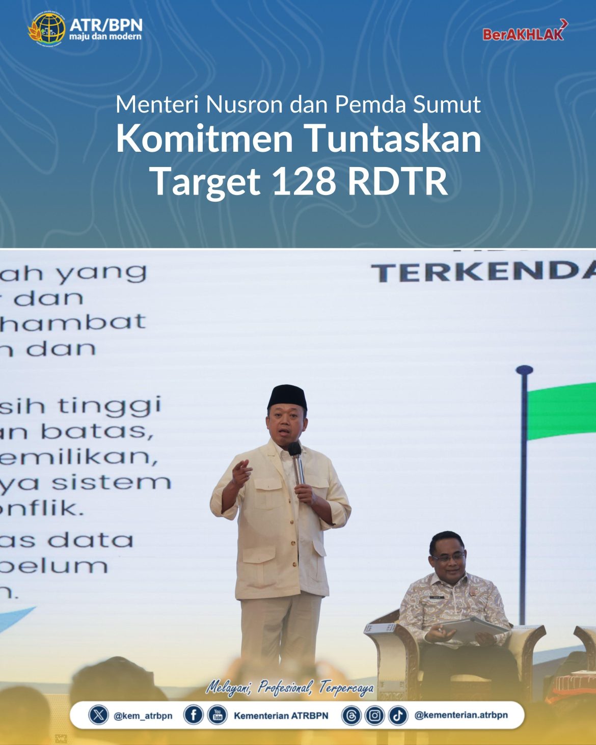 Menteri Nusron dan Pemda Sumut Komitmen Tuntaskan Target 128 RDTR*