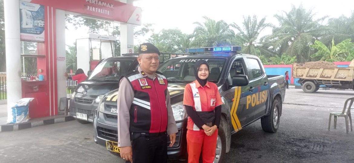 Cooling System Polsek Labuhan Ruku Himbau Petugas SPBU Tetap Waspada