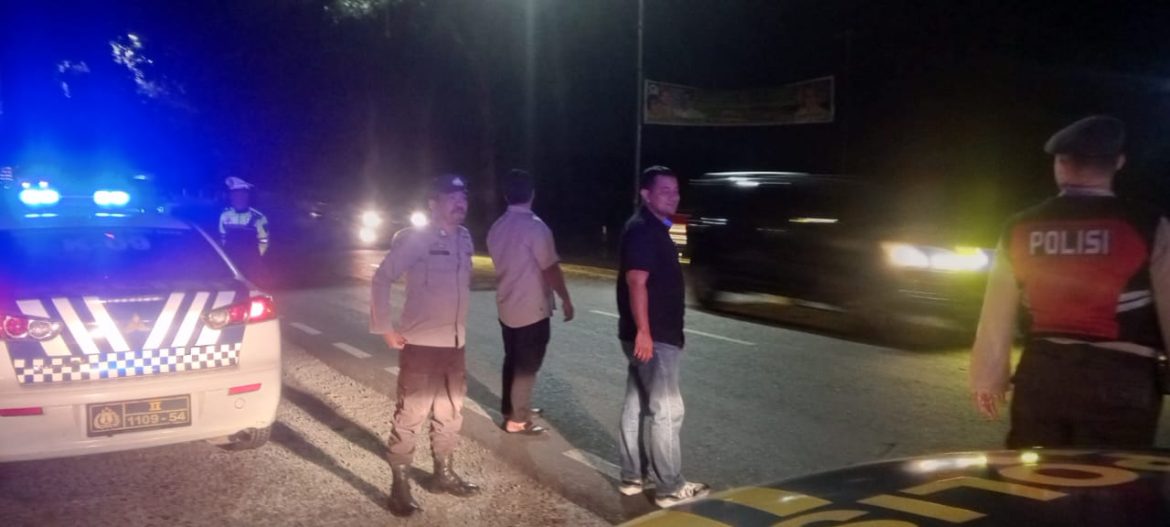 Polsek Lima Puluh Patroli Mobile Antisipasi Geng Motor