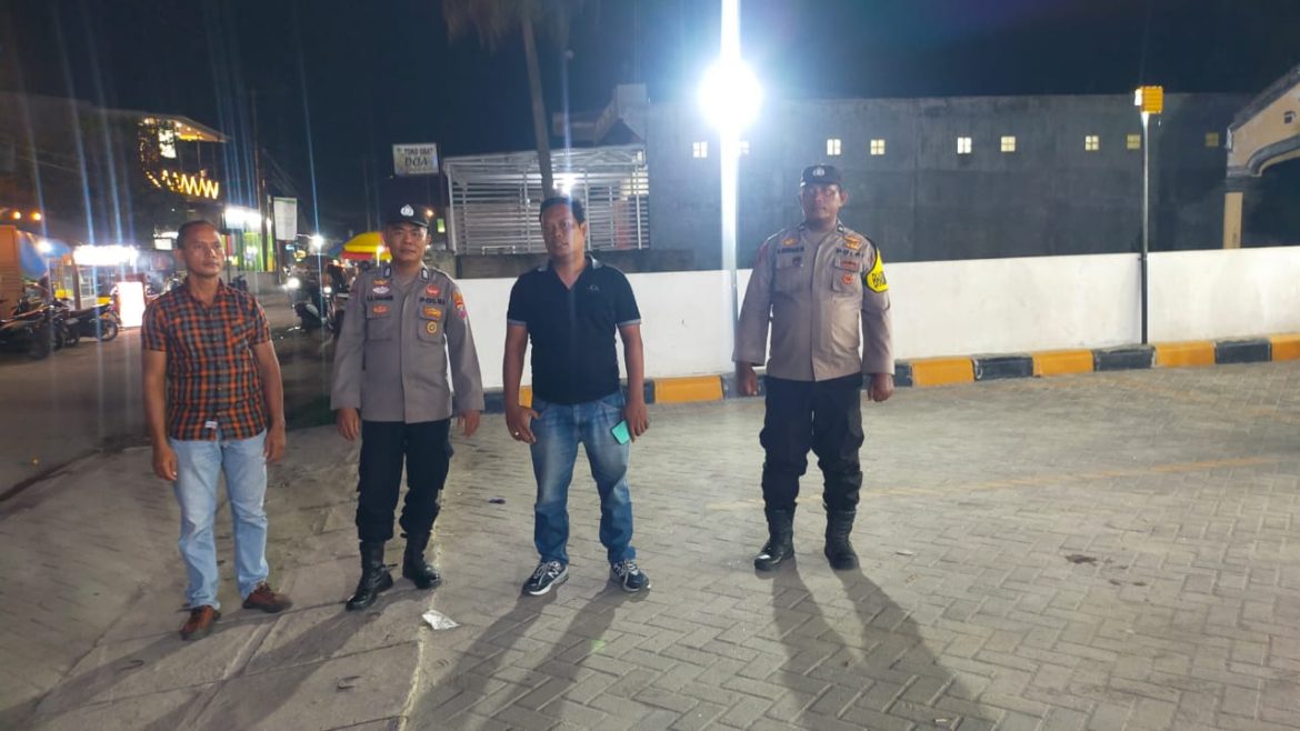 Polsek Medang Deras Patroli Mobile di Lokasi Rawan Kejahatan