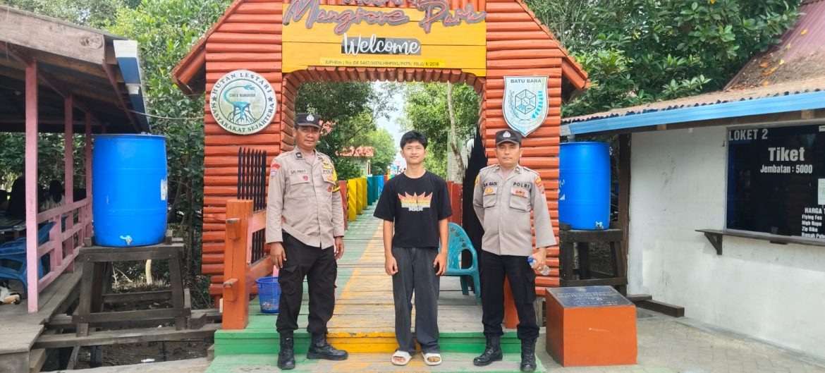 Hari Raya Waisak Polsek Lima Puluh Patroli Objek Wisata