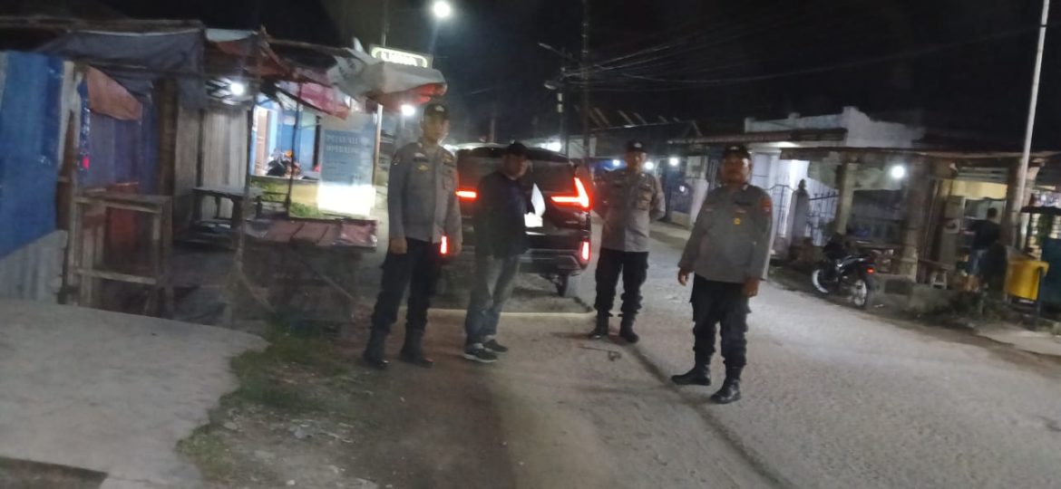 Antisipasi Premanisme dan Geng Motor, Polsek Medang Deras Laksanakan Patroli Mobile