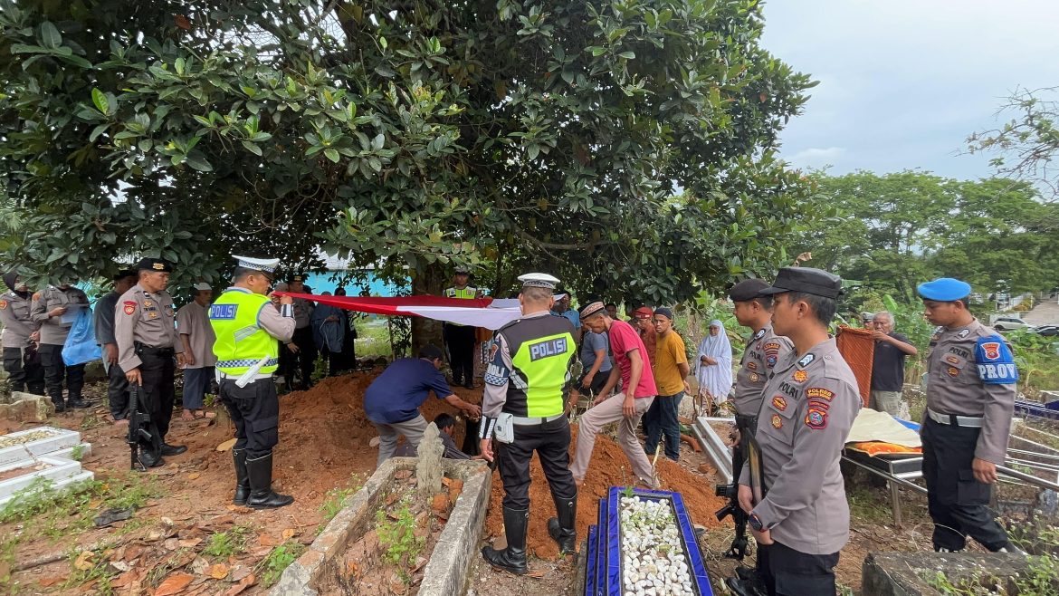 Polres Sergai Turut Berduka Cita Wafatnya Alm. Aipda Johan Syahputra Hasibuan