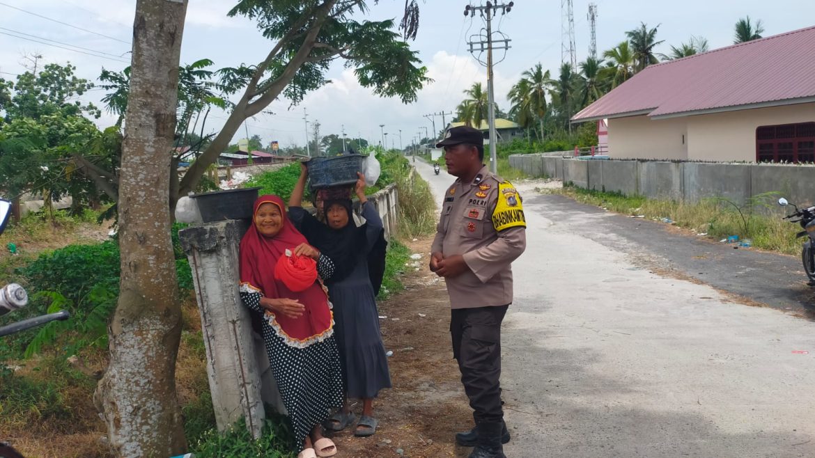 Bhabinkamtinmas Polsek Medang Deras Cooling System Kamtibmas