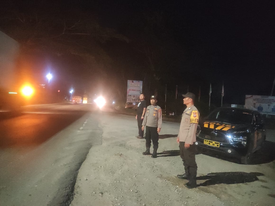 Antisipasi Geng Motor dan Kejahatan Jalanan Polsek Lima Puluh Gelar Patroli Mobile