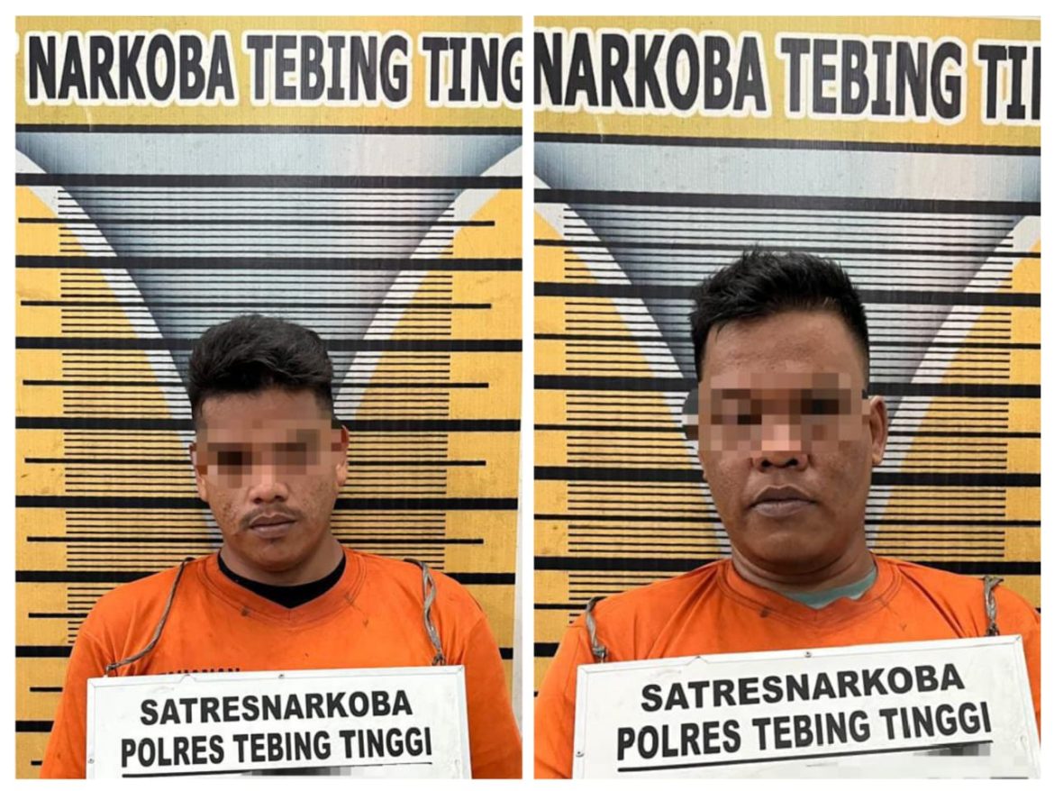Sat Resnarkoba Polres Tebing Tinggi Gagalkan Peredaran Sabu, Dua Pengedar Diamankan