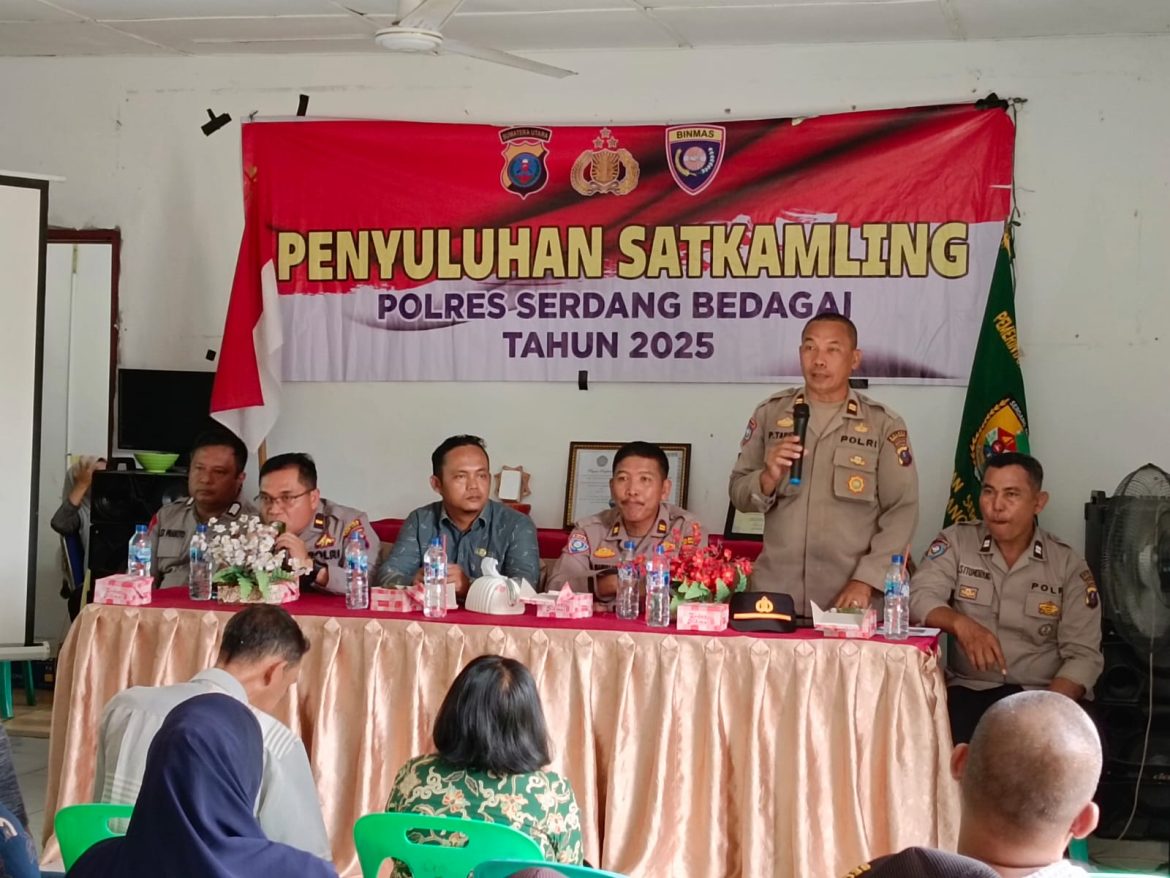 Polres Sergai Penyuluhan Hukum dan Perangi Aksi Premanisme