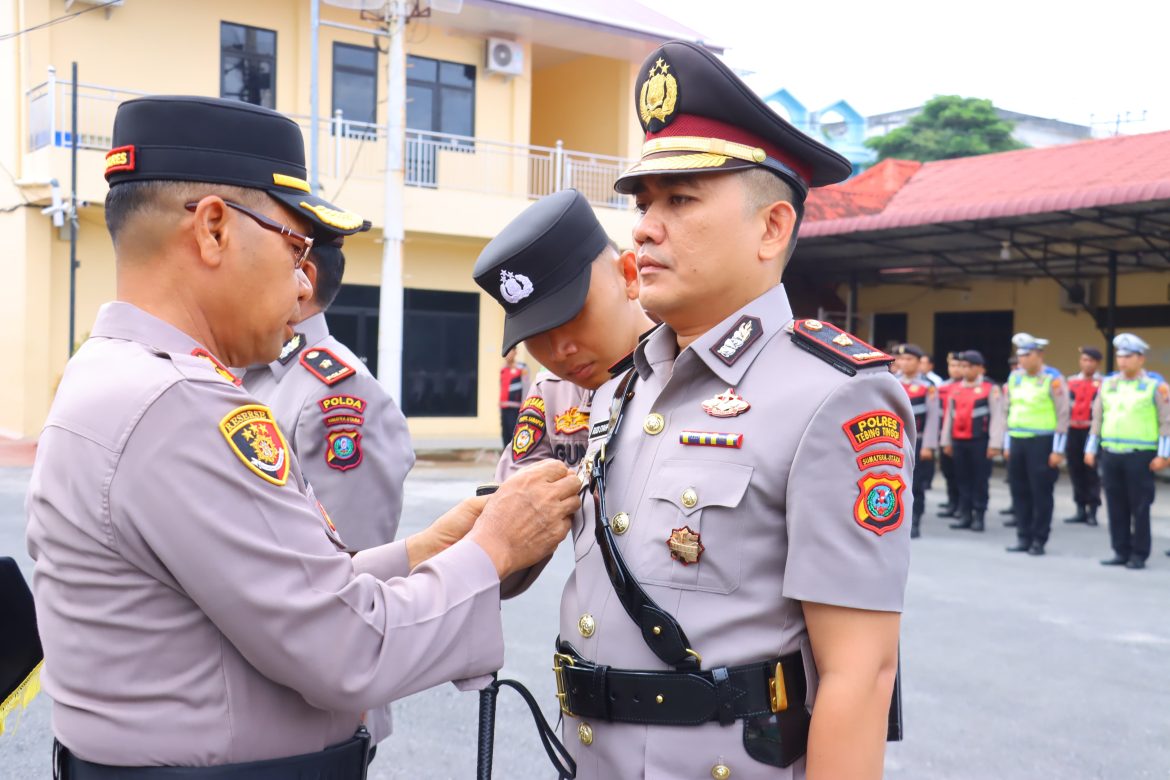 Kapolres Tebing Tinggi Pimpin Sertijab, Kompol Rudi Syahputra Resmi Jabat Wakapolres