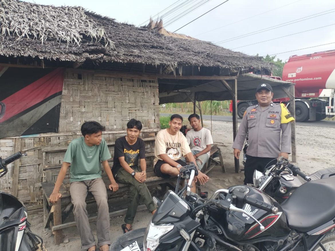 Polsek Medang Deras Cooling System Ajak Masyarakat Jaga Kamtibmas