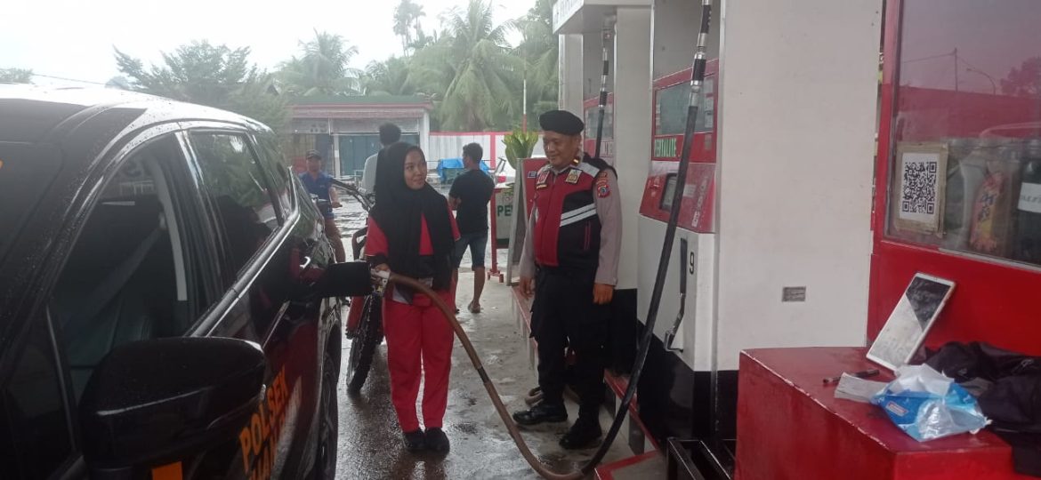 Polsek Labuhan Ruku Himbau Petugas SPBU Jaga Kamtibmas
