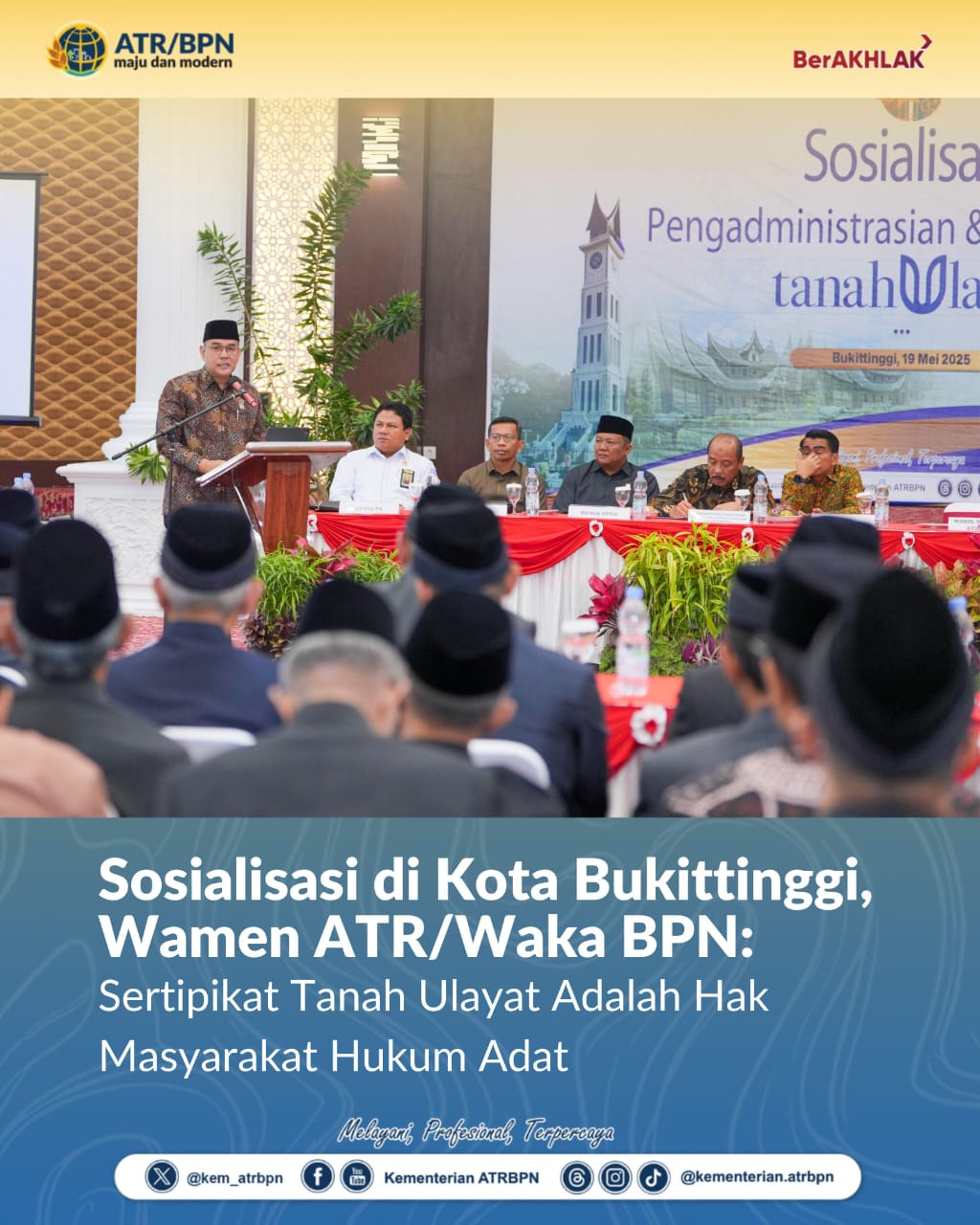 Tindak Lanjut Evaluasi Triwulan I, Komisi II DPR RI Adakan Rapat Kerja dengan Kanwil BPN Provinsi Se-Indonesia