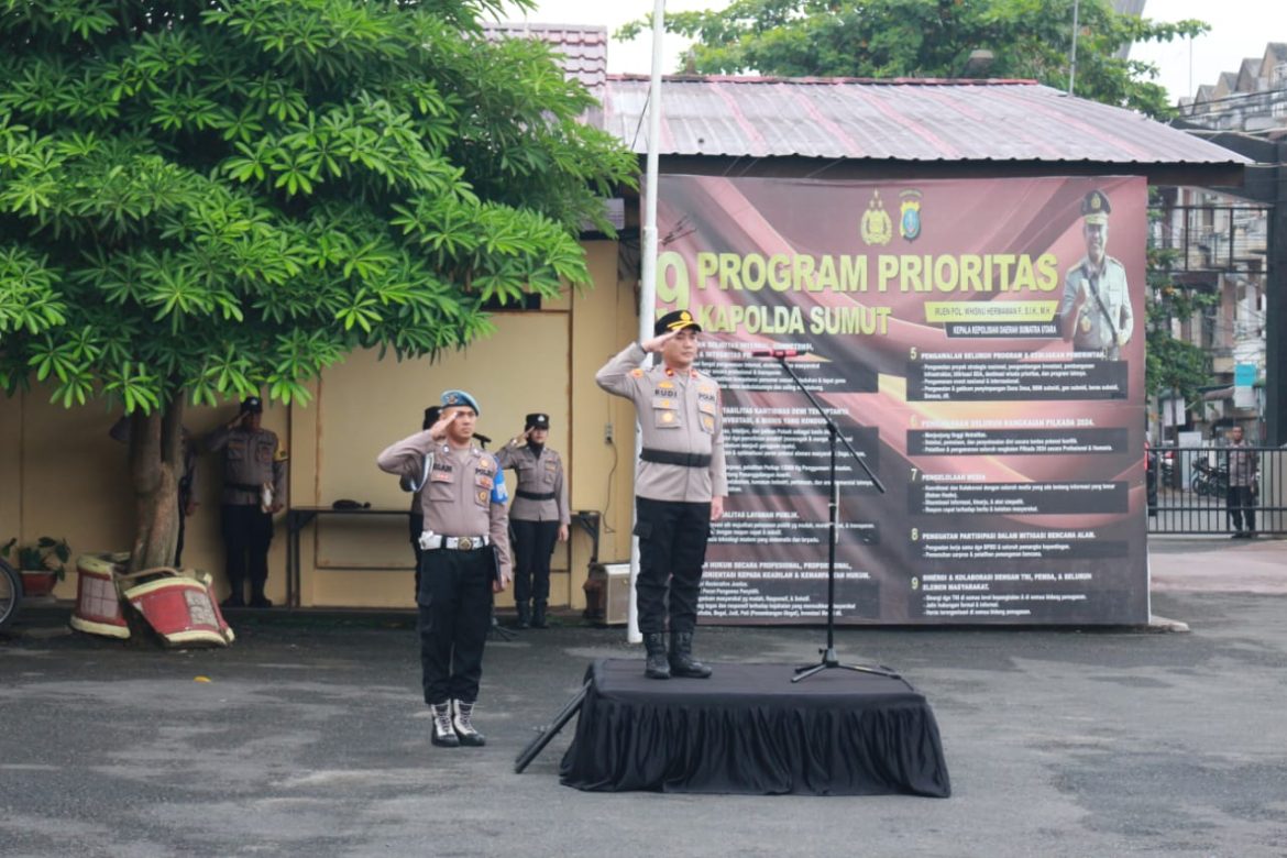 Wakapolres Tebing Tinggi Pimpin Upacara Hari Kebangkitan Nasional Ke-117